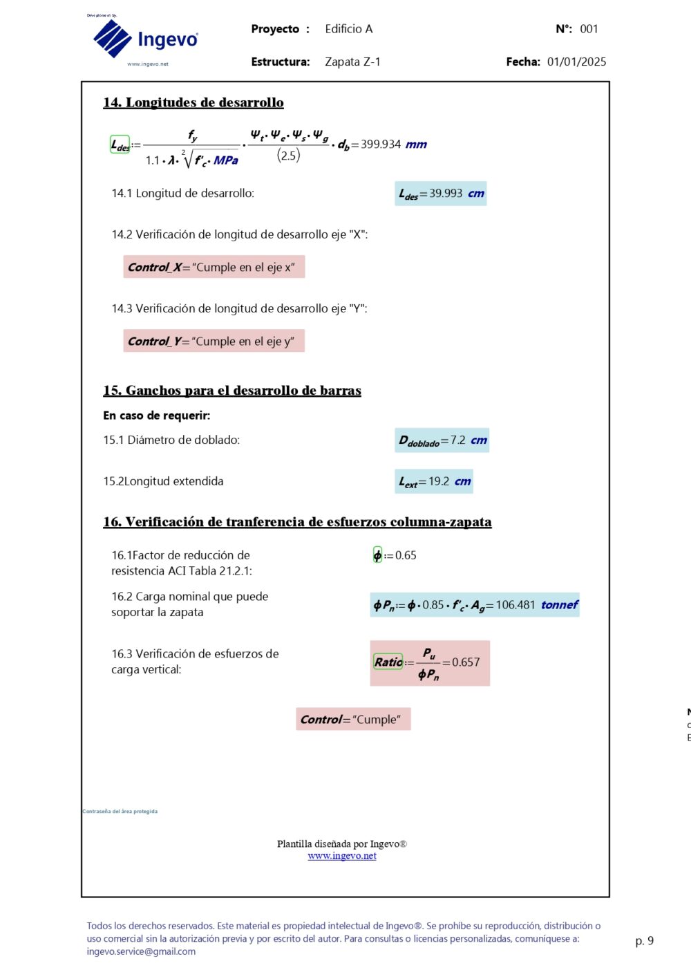 Plantilla Mathcad de diseño de zapatas aisladas de hormigón armado - ACI 318-19 - Image 11