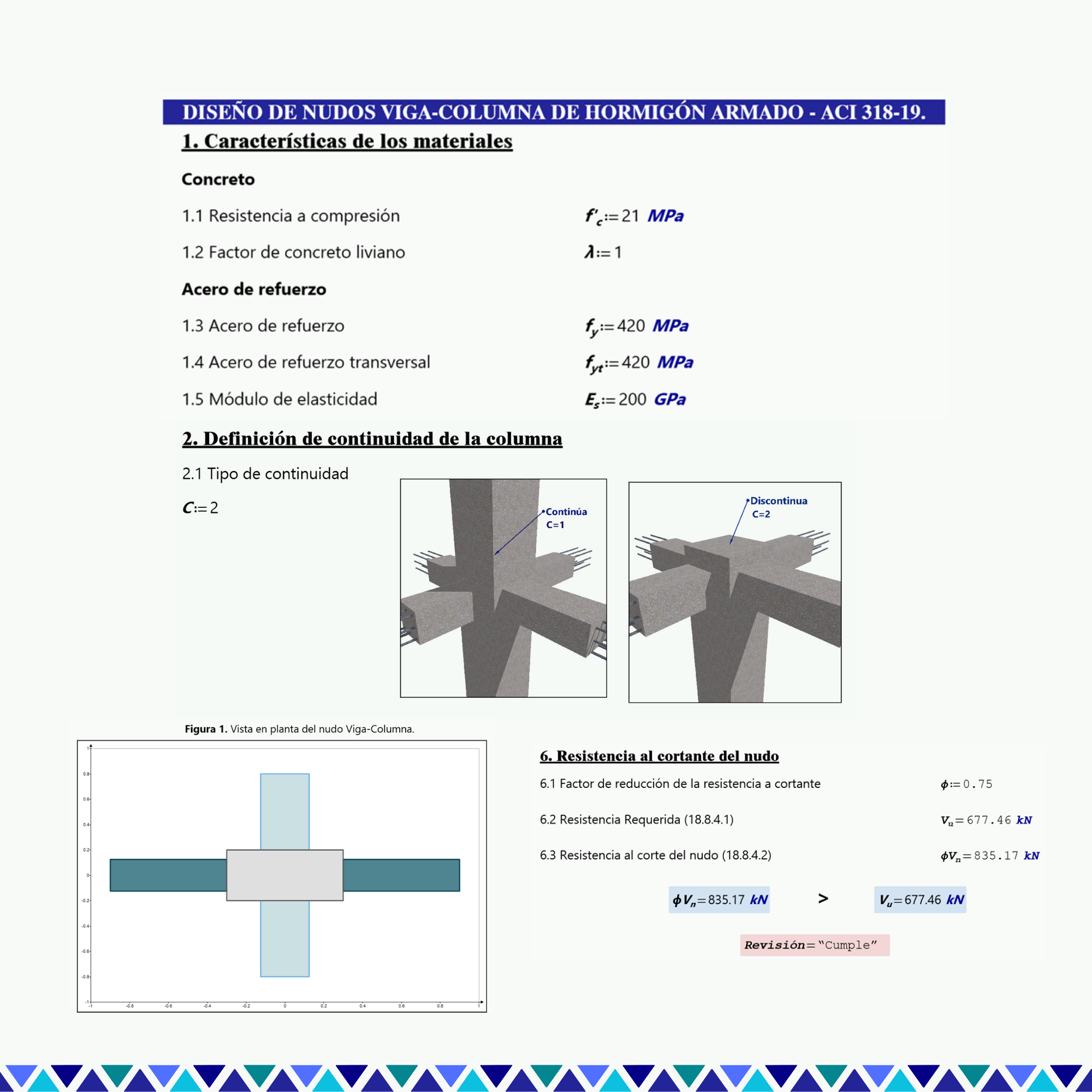Plantilla Mathcad de diseño de uniones viga–columna de hormigón armado – ACI 318-19 - Image 2