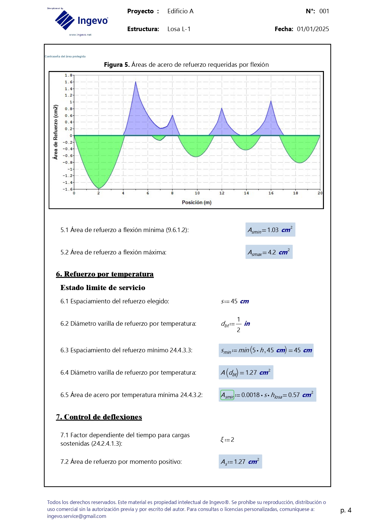 Plantilla Mathcad de diseño de losas aligeradas en una dirección de hormigón armado - ACI 318-19 - Image 6