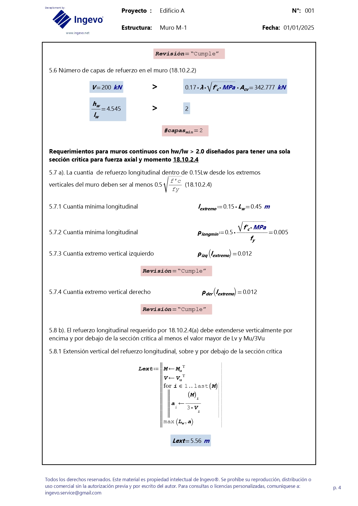 Plantilla Mathcad de diseño de muros estructurales (corte) de hormigón armado - ACI 318-19 - Image 6