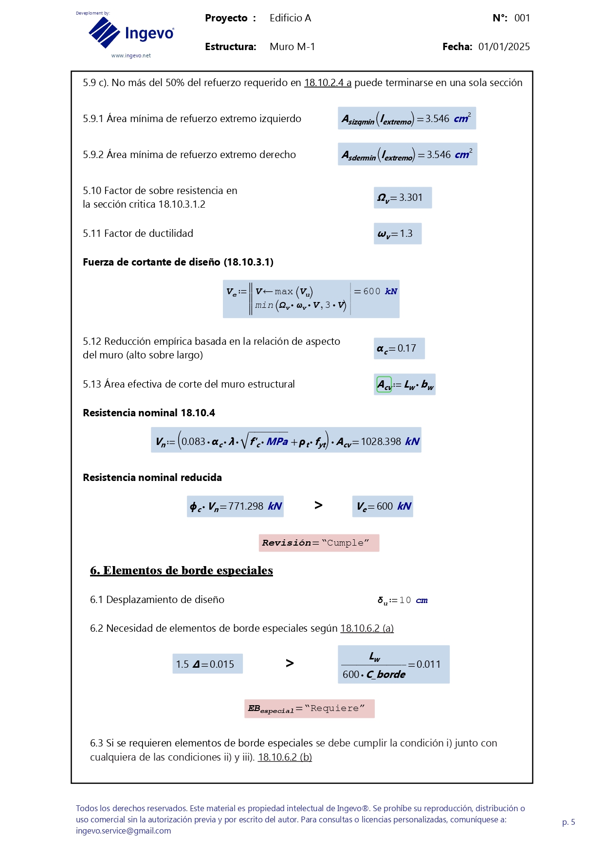 Plantilla Mathcad de diseño de muros estructurales (corte) de hormigón armado - ACI 318-19 - Image 7