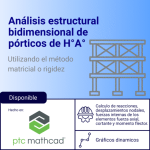 Análisis bidimensional de estructuras método matricial